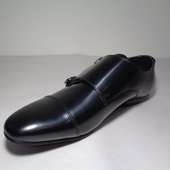 WALK London Size 11 LUCA Black New Monk Shoes - Picture 7 of 14